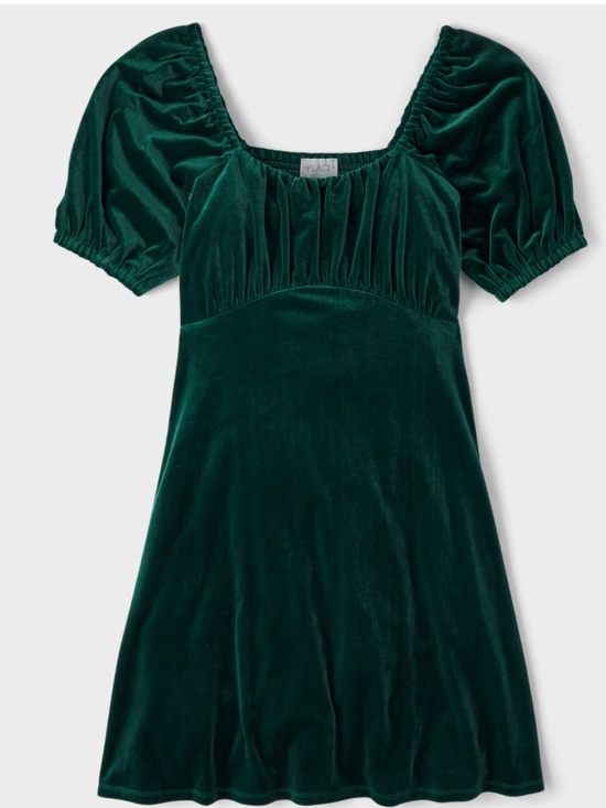 The Children's Place Dresses & Skirts - NWT (XXL) Womens Matching Family Velour A-Line Dress - Green